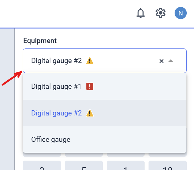 Equipment filters in Last POI