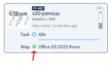 Map color on device card