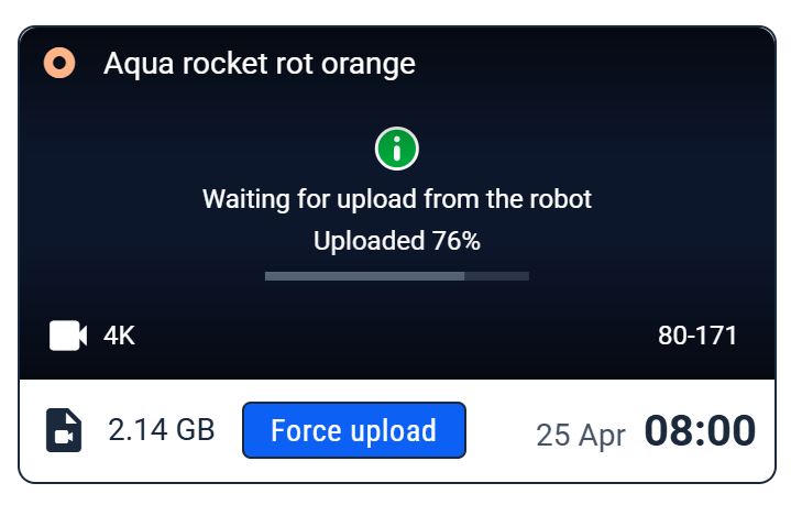 Video file size indicator