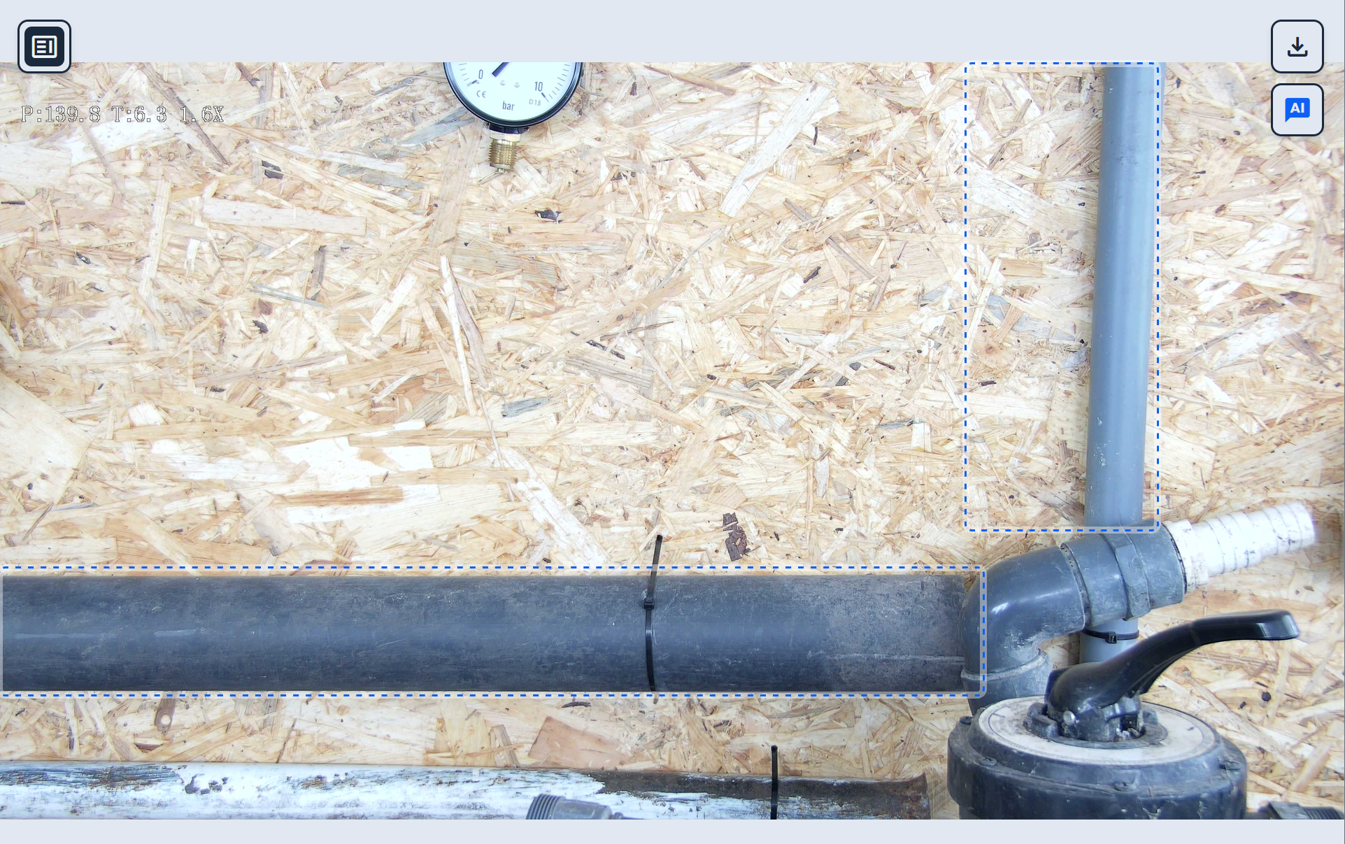 All detections visible during measurement