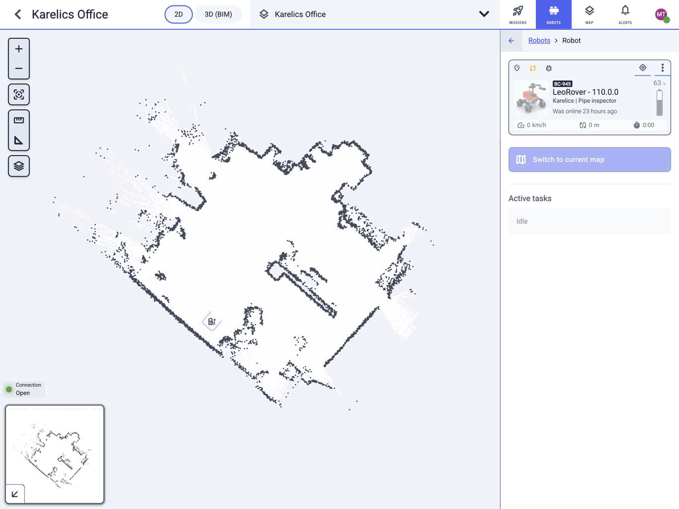 Mapping controls hidden on another map