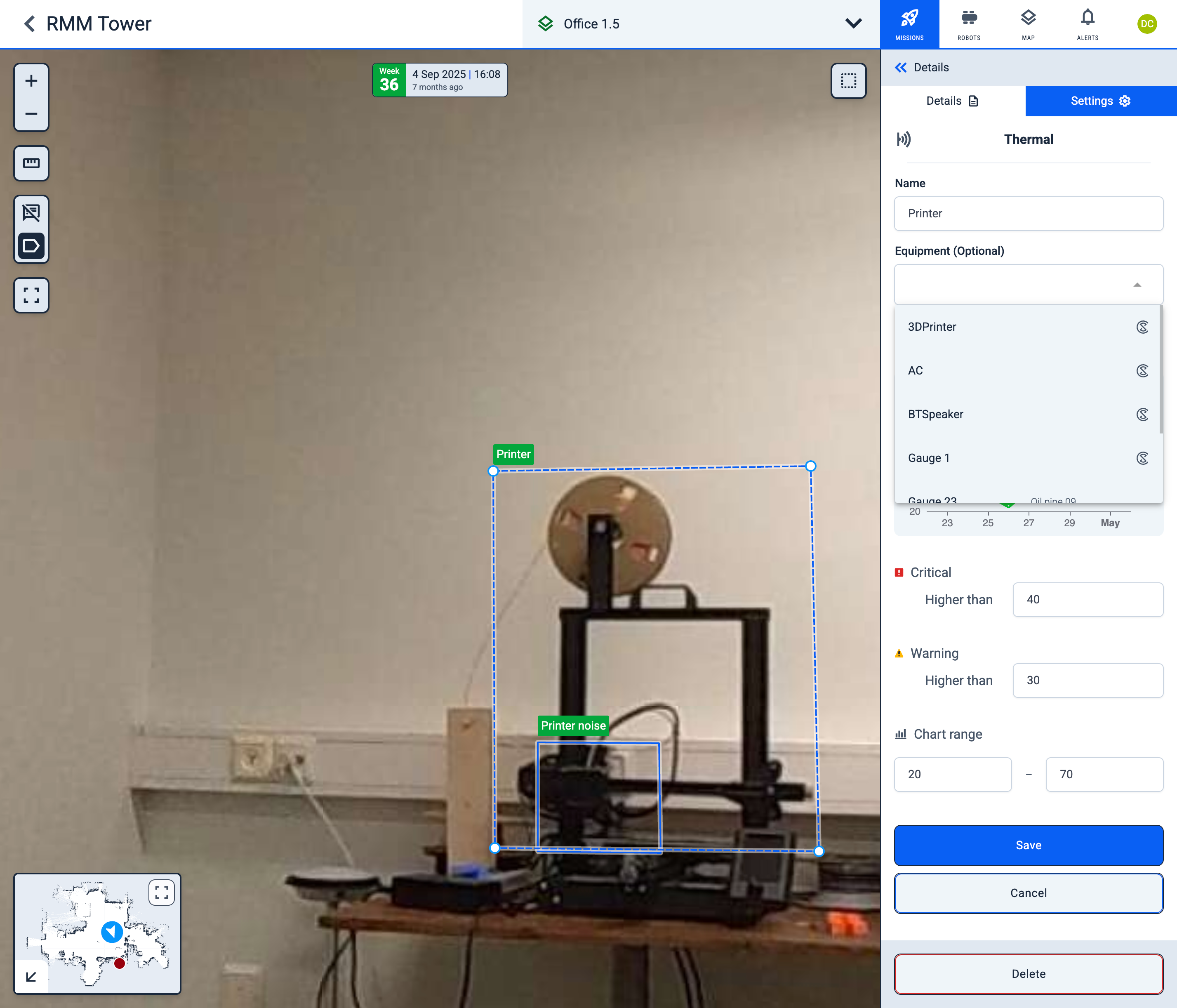 POI linked to Digital Twin Tag Type