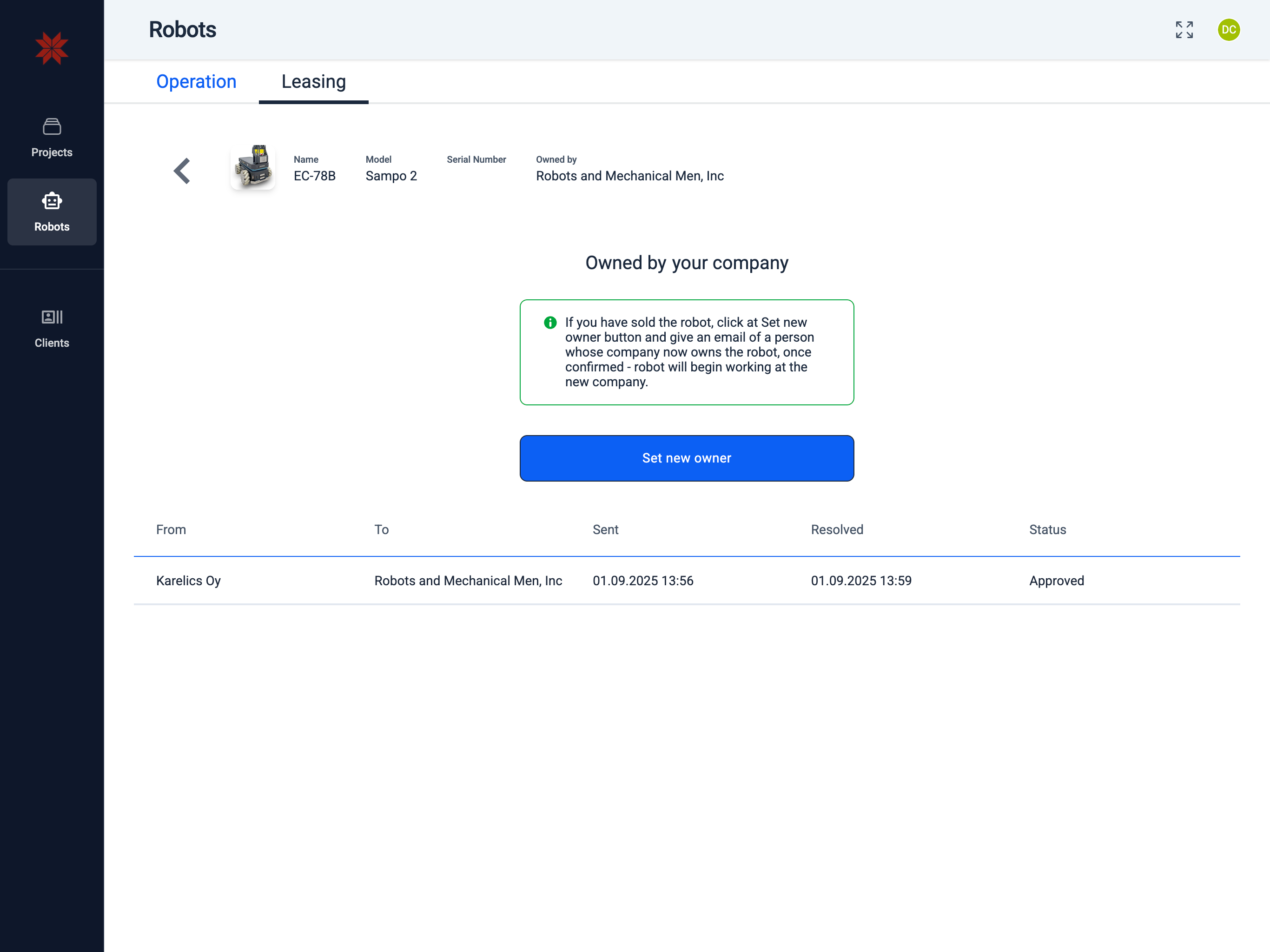 Ownership management