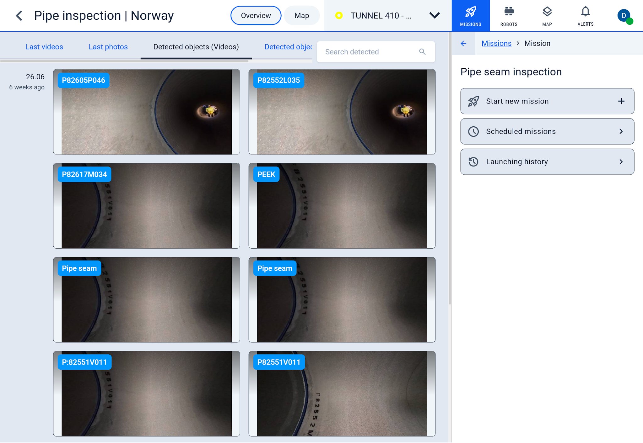 Find a seam by segment name