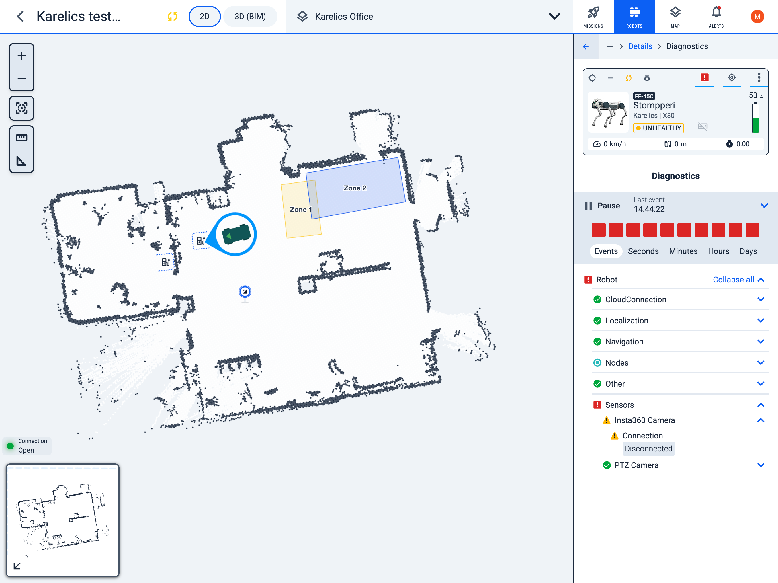Health Monitoring Error