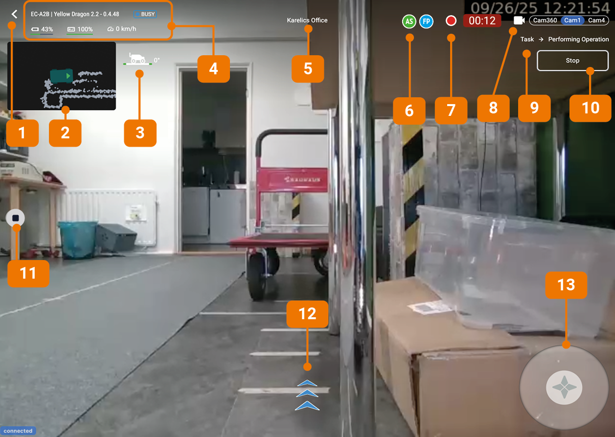 Control robot remotely