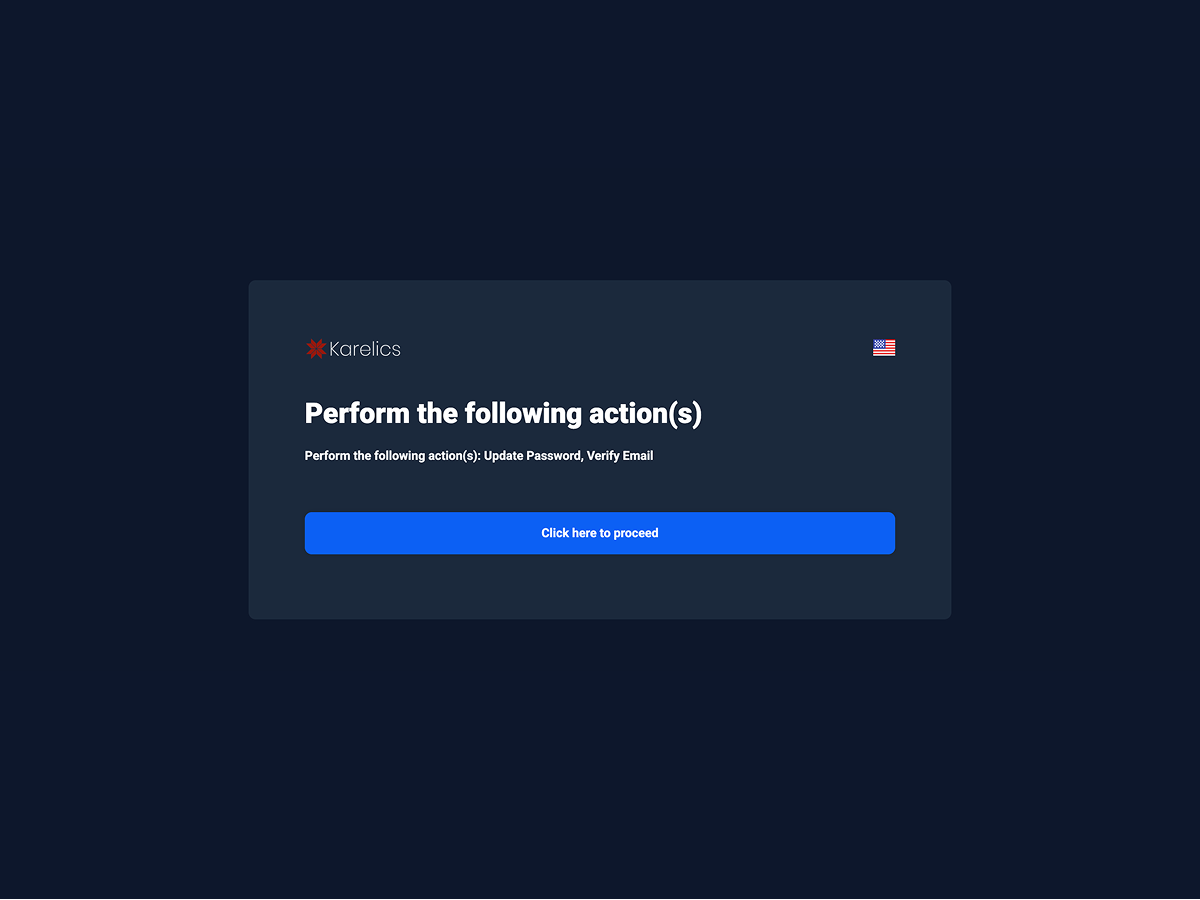 Step 2 — Perform the following action(s) screen